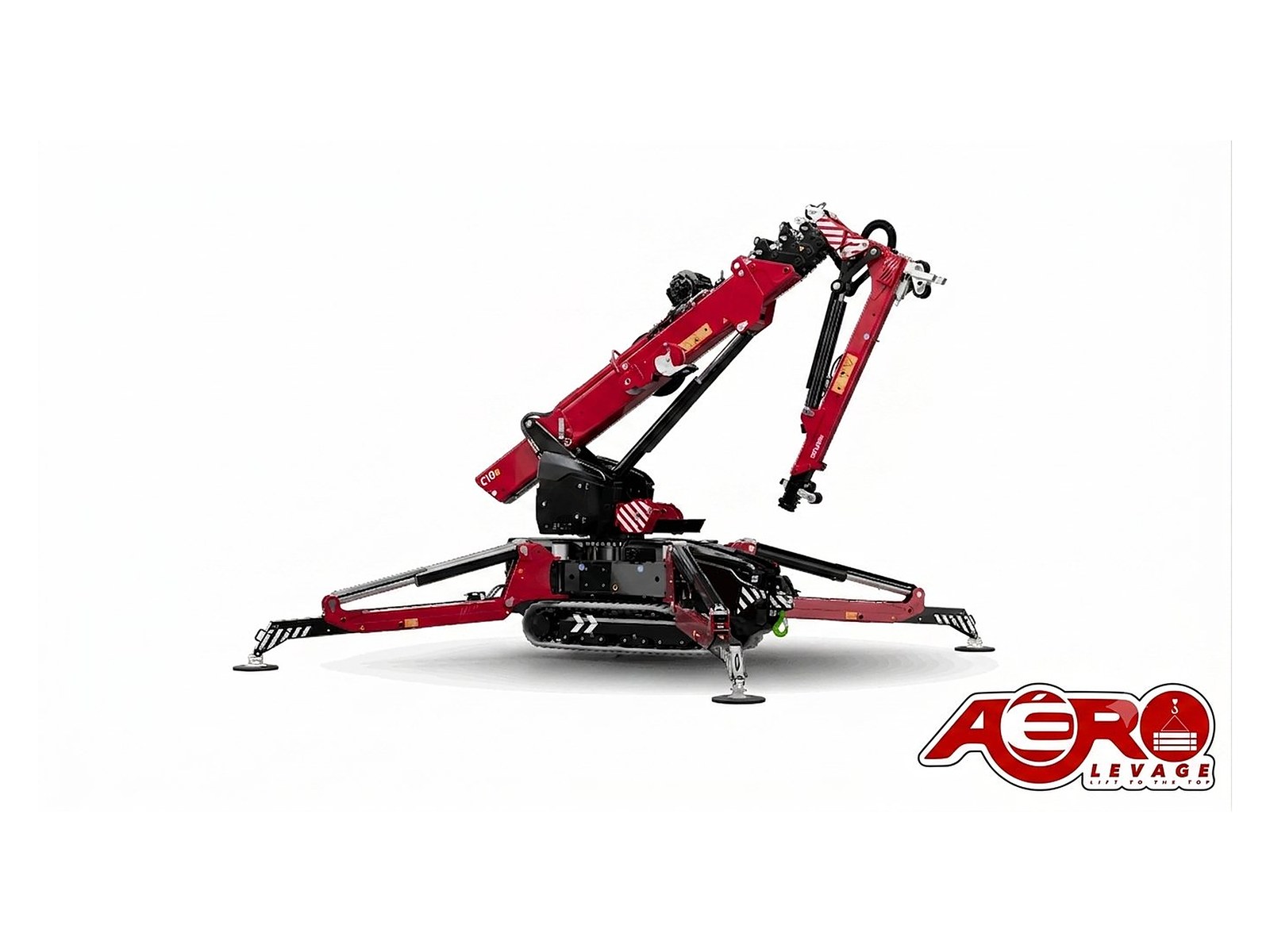 Mini-grue araignée Hoeflon C10e — AÉRO LEVAGE