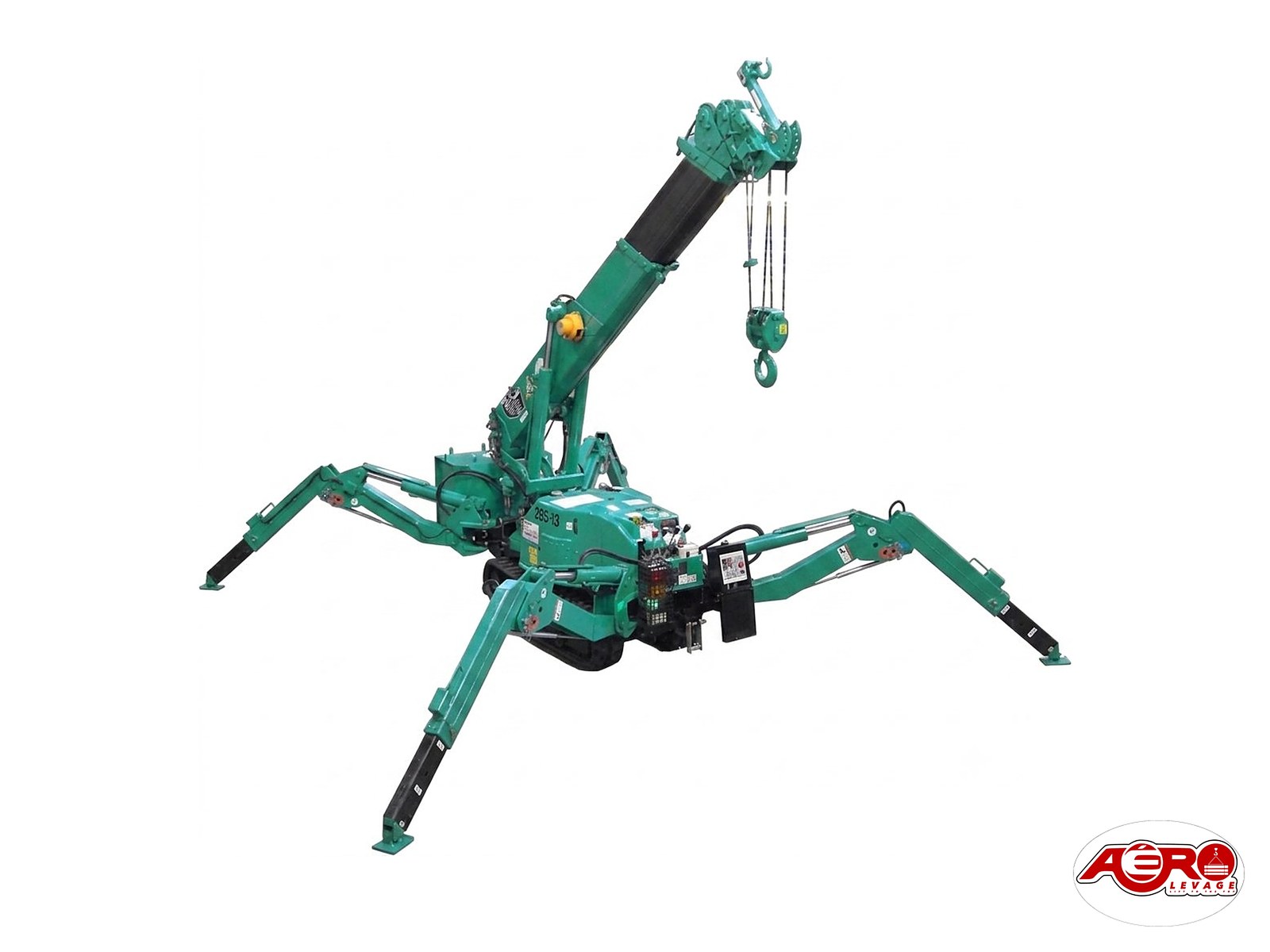 Mini-grue araignée Maeda MC285 — AÉRO LEVAGE